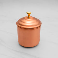 Pure Copper Multipurpose Container | Copper Utensils for Kitchen | Matte Finish | 320ml