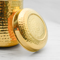 Brass Dabba for Storage | Pure Brass Jar/Container | Multipurpose Dabba (Medium)