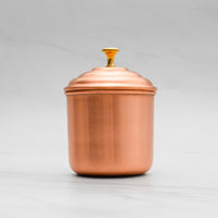 Pure Copper Multipurpose Container | Copper Utensils for Kitchen | Matte Finish | 320ml
