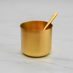 Pure Brass Masala Dabba/Spice Box Dabba for Kitchen - 7 Containers and 1 Spoon - Lead-Free & Harmless