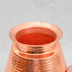 Pure Copper Jalsagar Pot Water Dispenser with Brass Stand