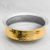 Pure Brass Lagan for Cooking – Tin Coated (Kalai) – Handcrafted Hammered & Traditional Design