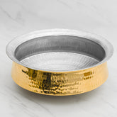 Pure Brass Lagan for Cooking – Tin Coated (Kalai) – Handcrafted Hammered & Traditional Design