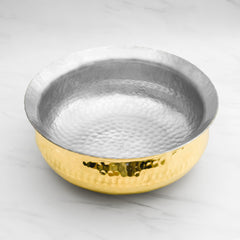 Pure Brass Round Lagan for Cooking - Excellent Heat Conductivity - Strong and Durable