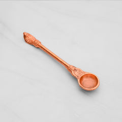 Pure Copper Pooja Thali Set - 5 Items | Pooja Thali Set with 1 Plate, 1 Kalash, 1 Fullpatra, 1 Pali, and 1 Niranjan