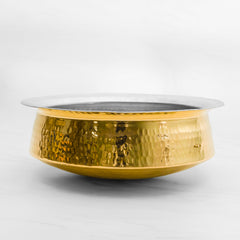 Pure Brass Lagan for Cooking – Tin Coated (Kalai) – Handcrafted Hammered & Traditional Design