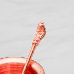 Pure Copper Pooja Thali Set - 5 Items | Pooja Thali Set with 1 Plate, 1 Kalash, 1 Fullpatra, 1 Pali, and 1 Niranjan