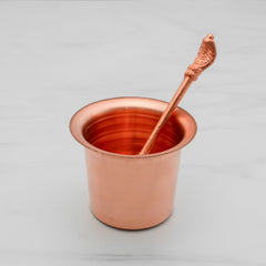 Pure Copper Pooja Thali Set - 5 Items | Pooja Thali Set with 1 Plate, 1 Kalash, 1 Fullpatra, 1 Pali, and 1 Niranjan