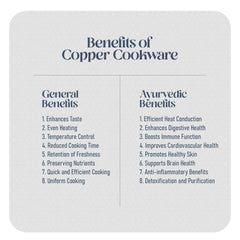 Pure Copper Saute Pan with Heat Resistant Handle for Cooking – Tin Coated (Kalai) – Handcrafted Hammered & Traditional Design