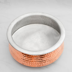 Pure Copper Lagan for Cooking – Tin Coated (Kalai) – Handcrafted Hammered & Traditional Design