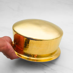 Pure Brass Lagan Handi with Lid | Handcrafted Traditional Cooking Pot | Brass Lagan for Dum Biryani, Festive Cooking & Serving