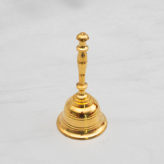 Healthsmith Pure Brass Ashtamangal Pooja Thali Set of 11-1 Ghanti, 1 Pooja Aarti, 1 Fulpatra, 1 Pali, 2 Wati, 1 Kalash, 1 Chaumukha, 1 Incense Burner, 1 Kapoor Aarti & 1 Thali - 12 inch, 1200gm