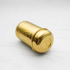 Brass Dabba for Storage | Pure Brass Jar/Container | Multipurpose Dabba (Small)