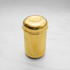 Brass Dabba for Storage | Pure Brass Jar/Container | Multipurpose Dabba (Small)
