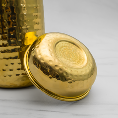 Brass Dabba for Storage | Pure Brass Jar/Container | Multipurpose Dabba (Small)