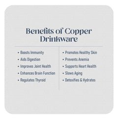 Healthsmith Pure Copper Aloevera Pot – Hammered Shine Finish, Drinkware and Storage Purpose Volume 1000ml