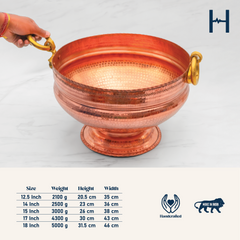 Pure Copper Ghangal for Pooja/Decoration| Copper Puja Article/Ghangal