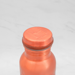 Pure Copper Water Bottle | Leak proof Water Bottle, Hammered Finish | 1 Litre