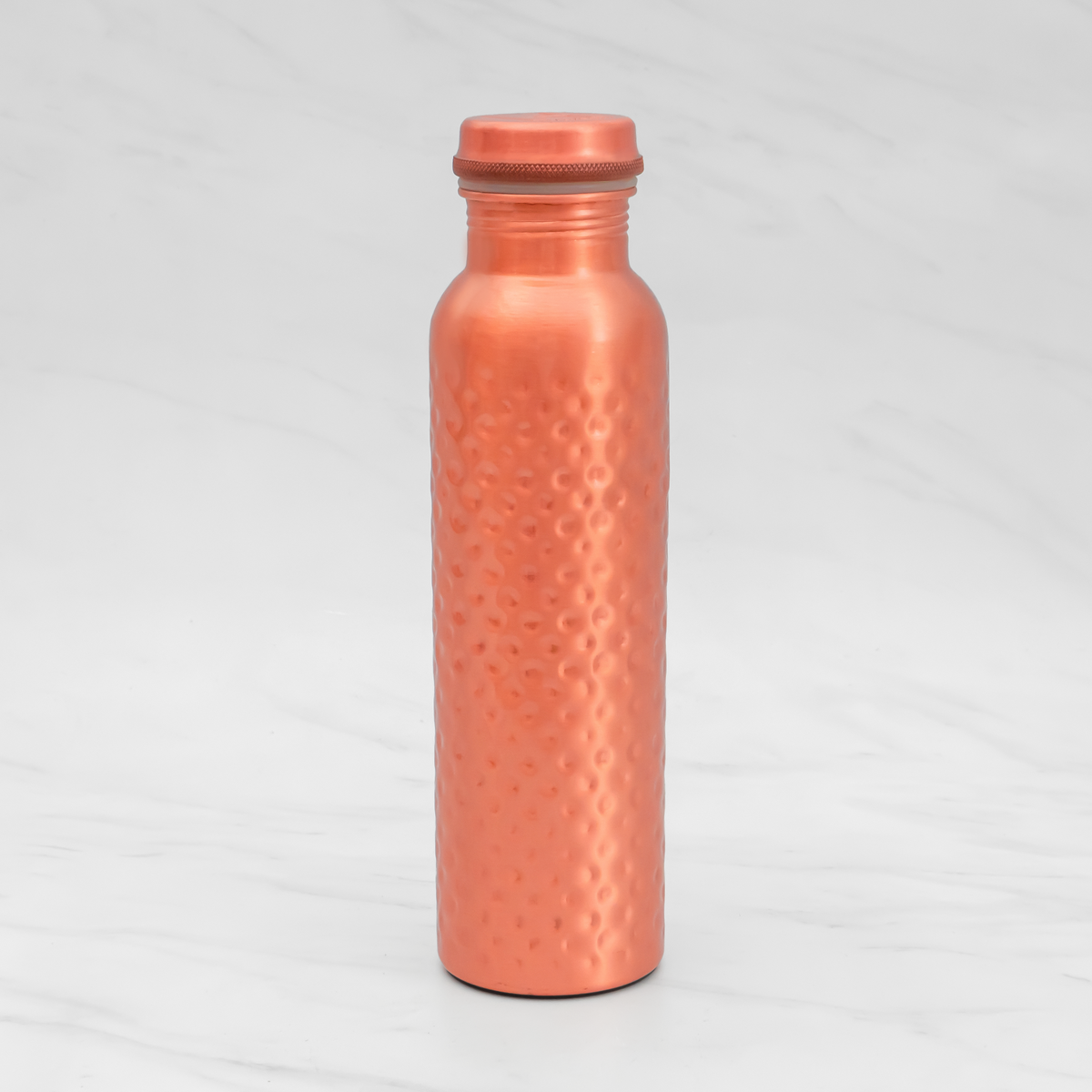 Pure Copper Water Bottle | Leak proof Water Bottle, Hammered Finish | 1 Litre