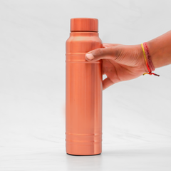 Pure Copper Water Bottle | Leak Proof Water Bottle, Robust Bottle | 1 Litre