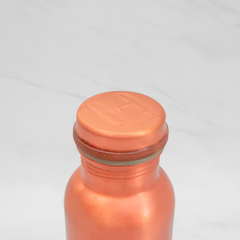 Pure Copper Water Bottle | Leak proof Water Bottle, Matte Finish | 1 Litre