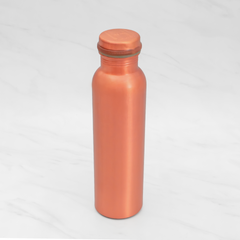 Pure Copper Water Bottle | Leak proof Water Bottle, Matte Finish | 1 Litre