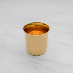 Kansa Thali Dinner Set | 6 Piece Kansa Thali Set, 1 Plate (Thali), 2 Bowls, 1 Sweet Dish, 1 Glass, 1 Spoon | 12 Inches Thali