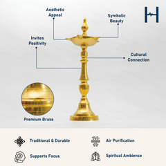 Pure Brass Kashi Samai for Pooja | Latern, Diya for Pooja