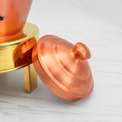 Pure Copper Kiwi Water Dispenser | Leak Proof Water Dispenser with Tap | Matte Finish