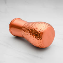 Pure Copper Marina Jar Classic for Water | Copper Utensil for Water, Chocolates & Dry Fruits | 1.2 litres, 22.5 cm x 11 cm