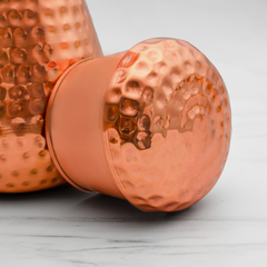 Pure Copper Marina Jar Classic for Water | Copper Utensil for Water, Chocolates & Dry Fruits | 1.2 litres, 22.5 cm x 11 cm