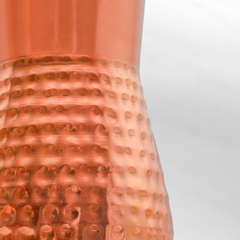 Pure Copper Marina Jar Classic for Water | Copper Utensil for Water, Chocolates & Dry Fruits | 1.2 litres, 22.5 cm x 11 cm