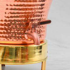 Pure Copper Mushroom Water Dispenser | Leak Proof Water Dispenser with Tap