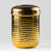 Brass Dabba for Storage | Pure Brass Jar/Container | Multipurpose Dabba (Medium)