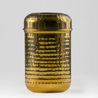 Brass Dabba for Storage | Pure Brass Jar/Container | Multipurpose Dabba (Small)