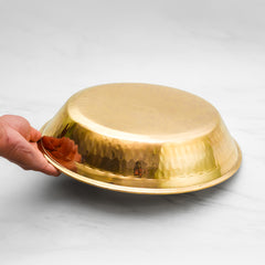 Pure Brass Parat for Dough Atta Kneading | Utensils for Your Kitchen | Pure Brass Parat Platter