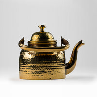 Brass Tea Kettle | Brass Kettle with Tin Lining | Handcrafted hammered & Traditional Design