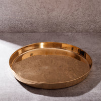 Kansa Bronze Thali - Handcrafted & Traditional Wellness Thali – Rust-Free & Non-Toxic