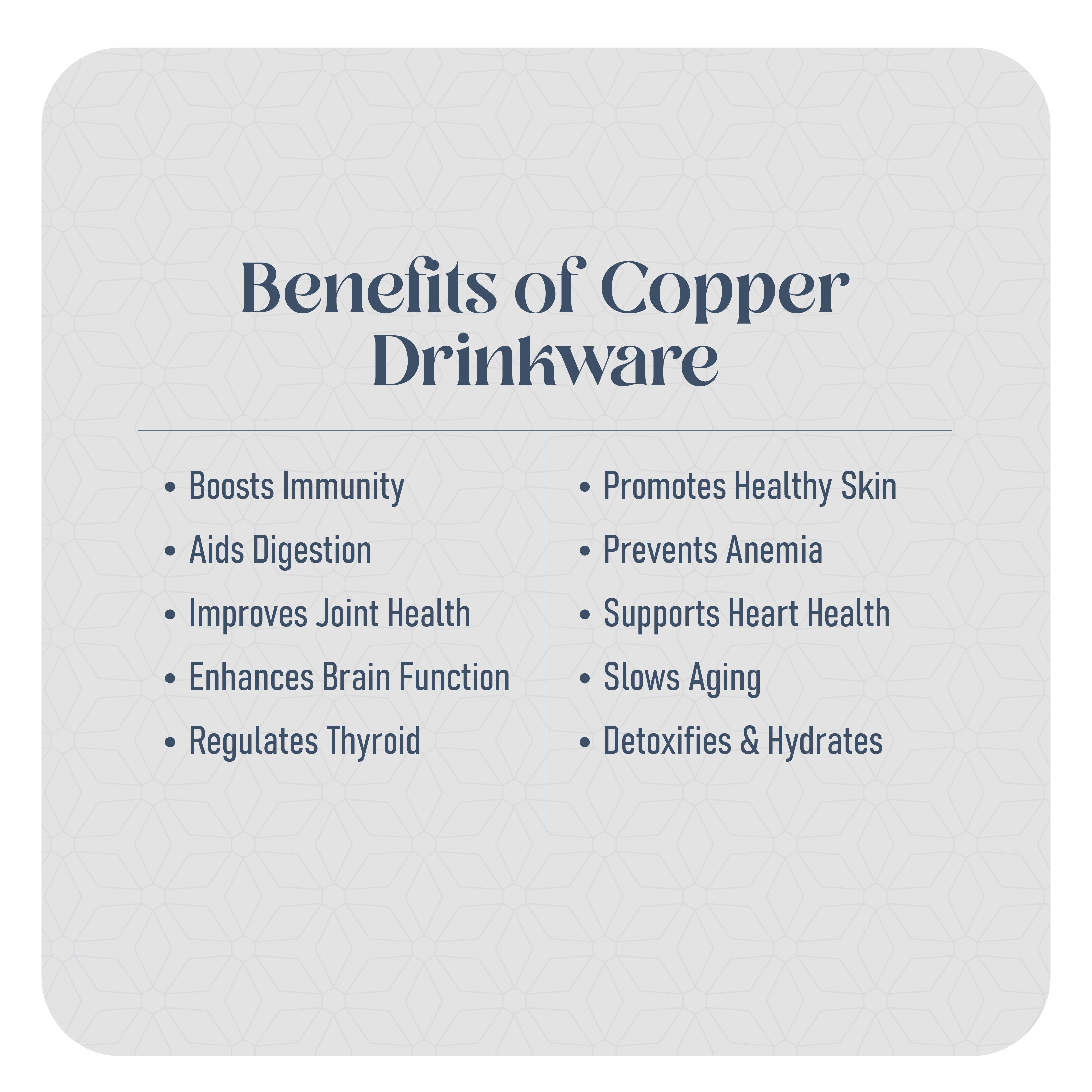 Pure Copper Water Bottle | Leak proof Water Bottle, Hammered Finish | 1 Litre